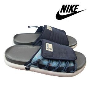 Nike Asuna 2 Slide Next Nature Midnight Navy Grey Fog DM8615-400 Sandals 9